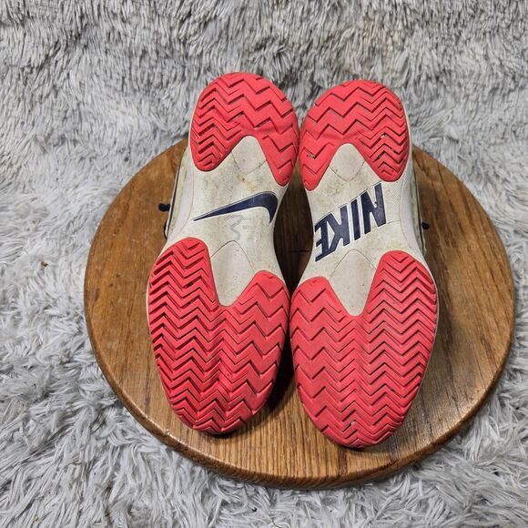 Nike Zoom Cage 3 Men Size 6.5 Bone/Blue/Red Athletic Tennis Shoes Rare Colorway - Picture 5 of 12